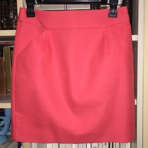 J Crew Coral Pink Skirt